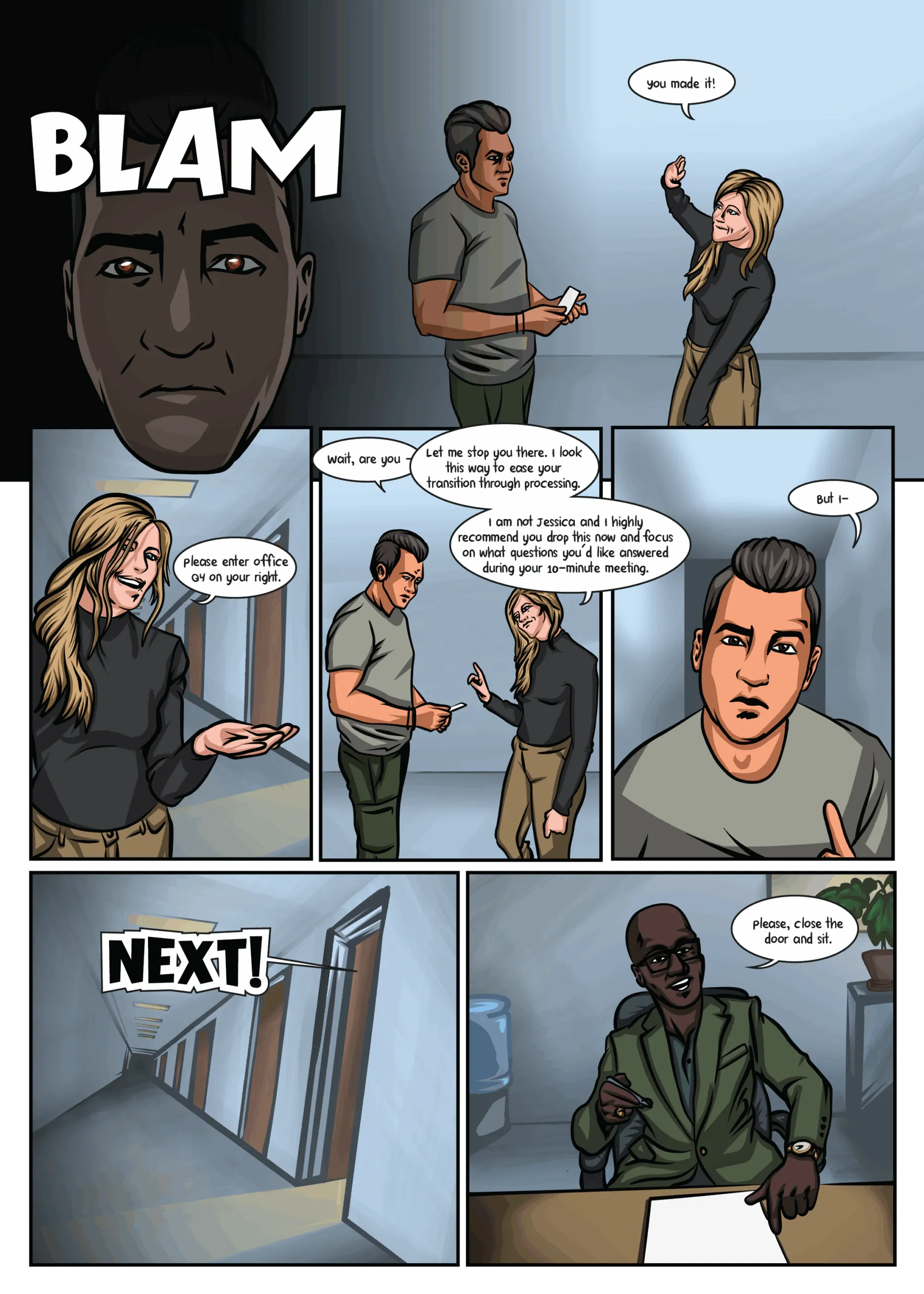 Processing episode 2, page 3