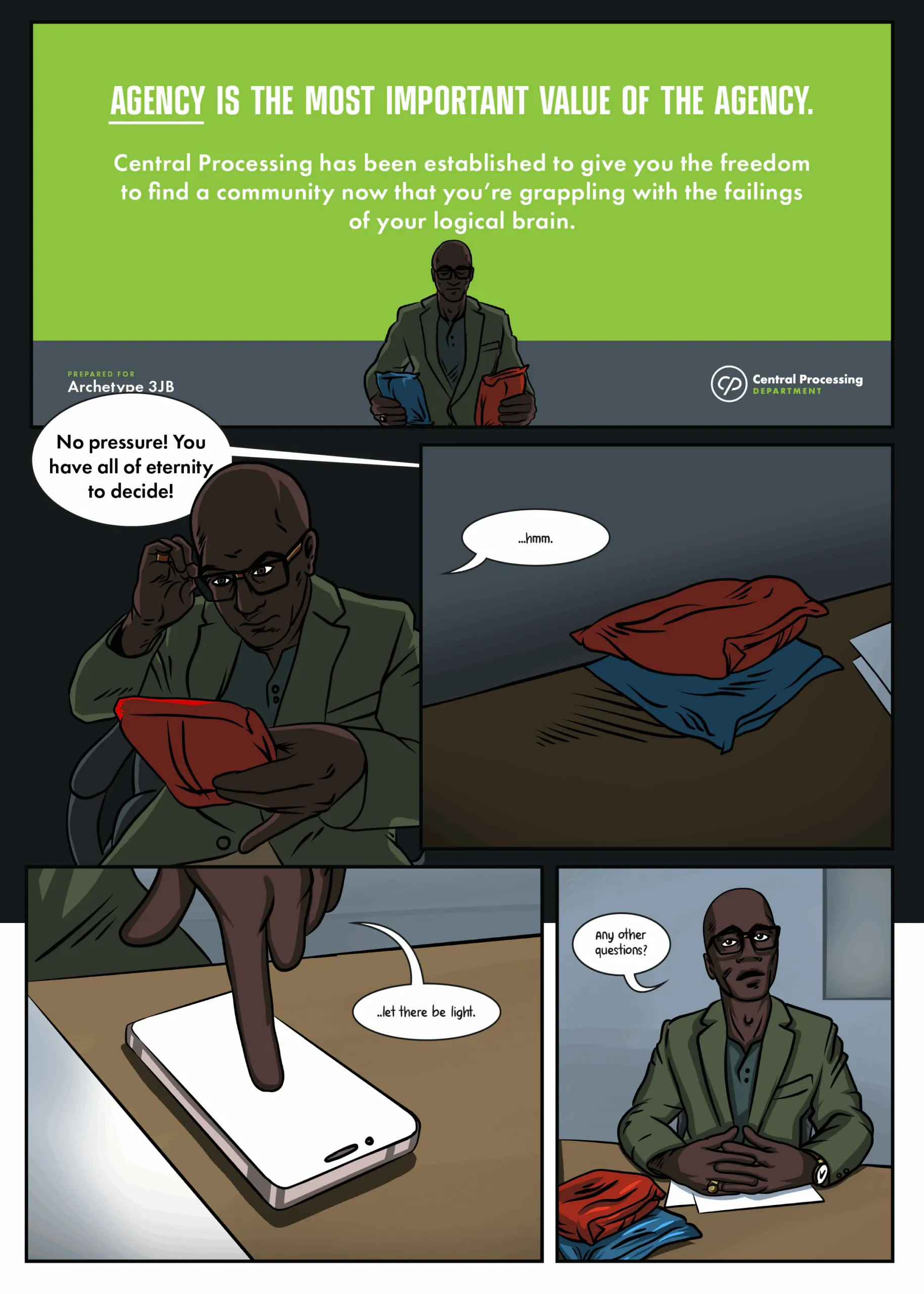 Processing episode 3, page 5