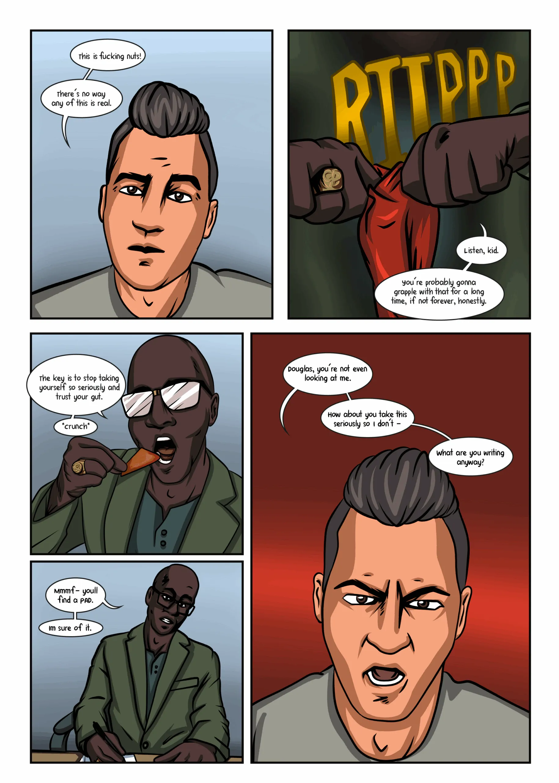 Processing episode 4, page 1