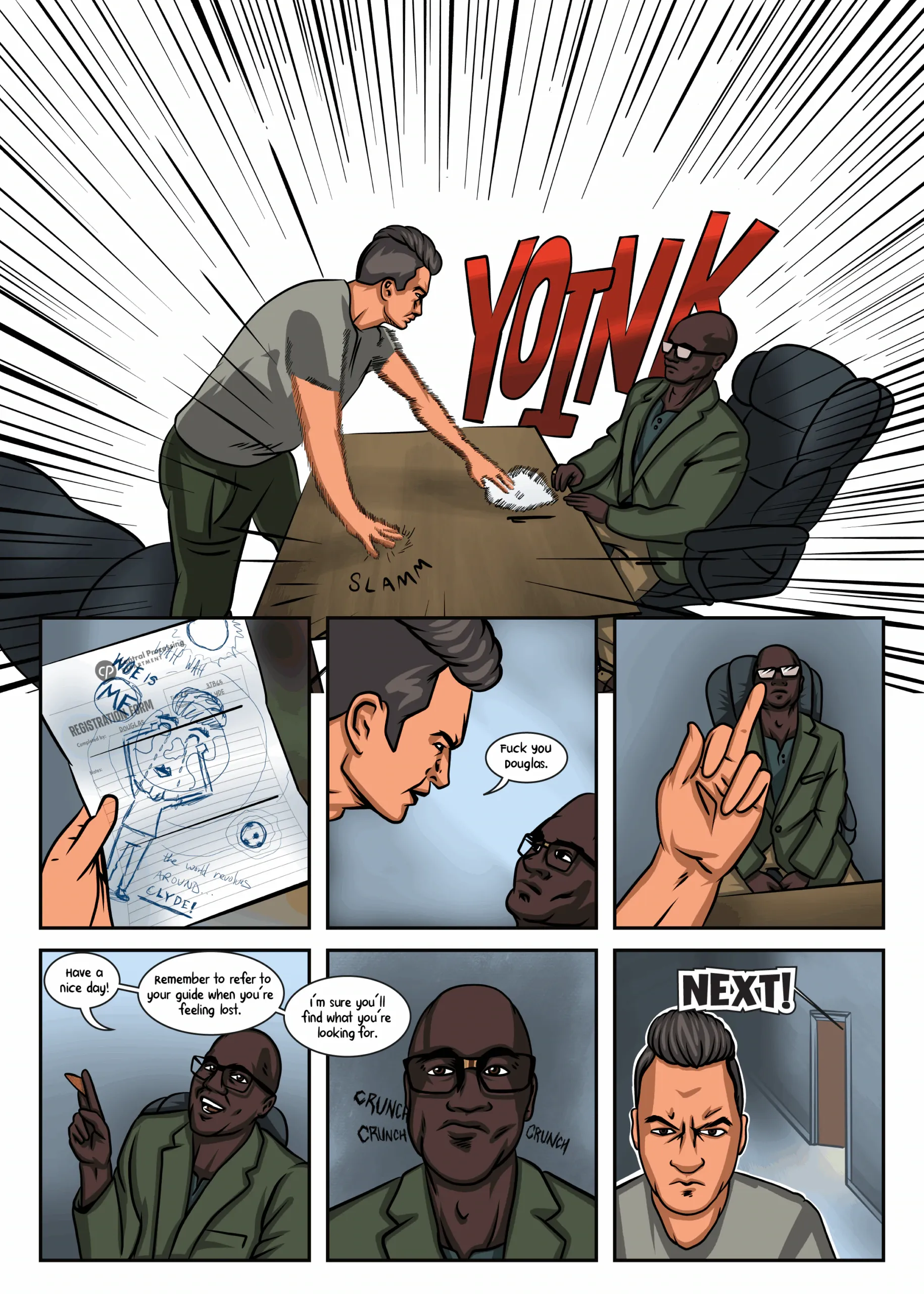 Processing episode 4, page 2