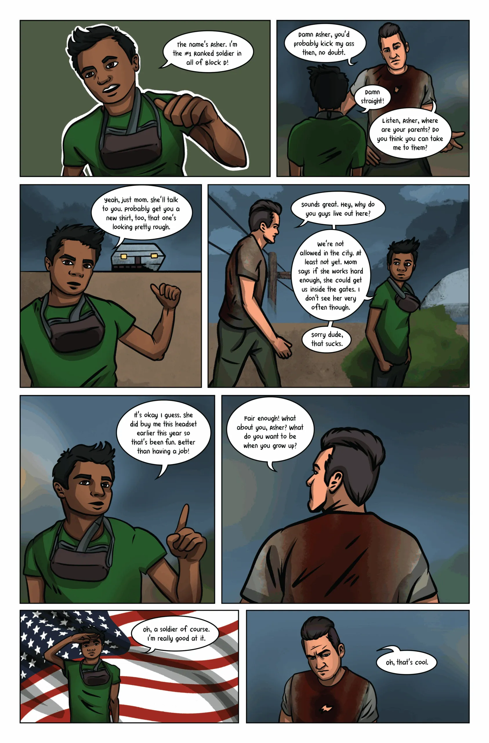 Processing episode 9, page 1