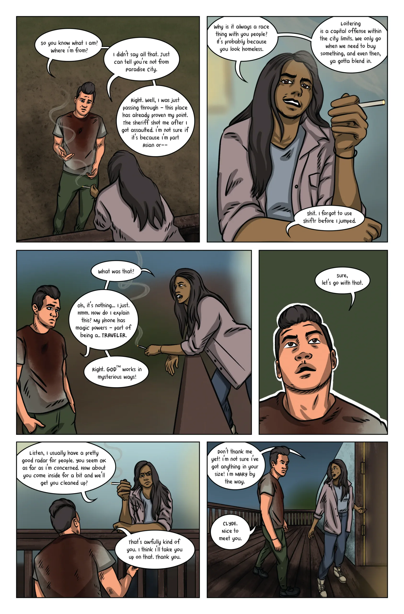 Processing episode 9, page 3